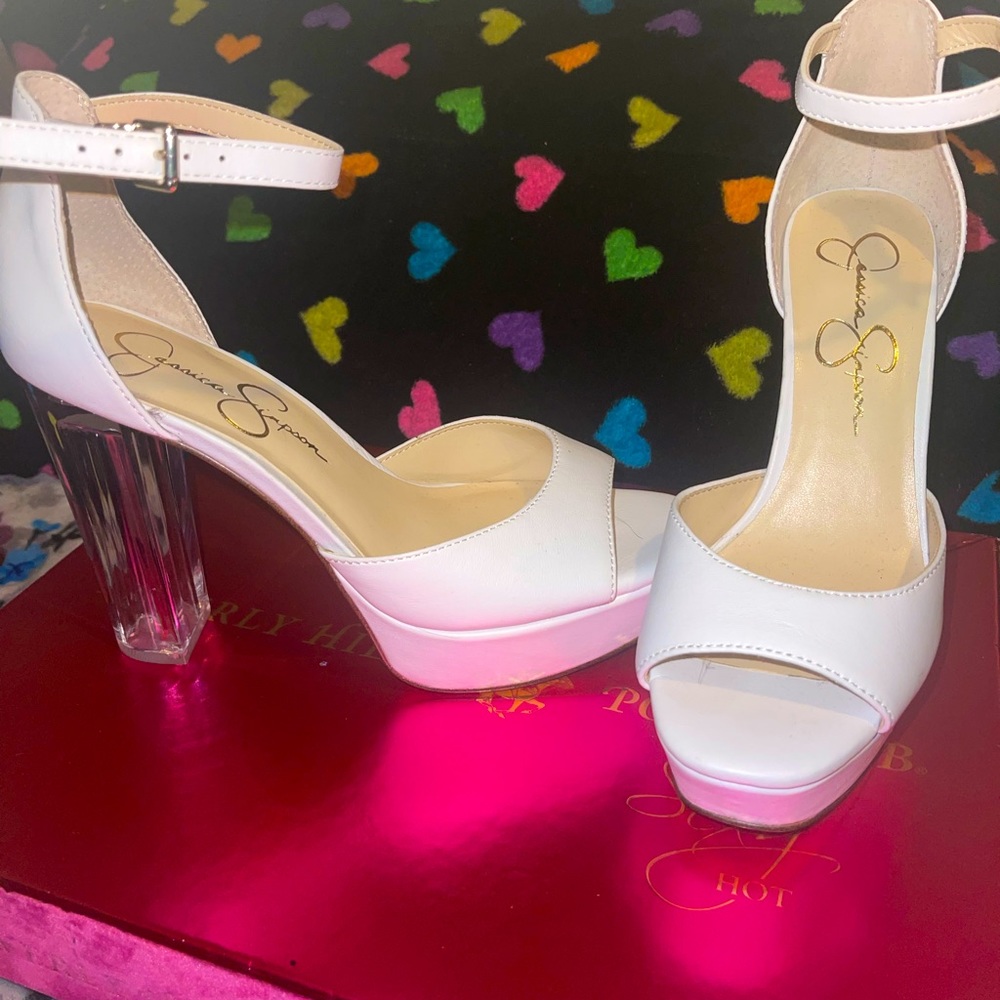 Jessica Simpsons Heels; Original price $98 from Macys Brand New
